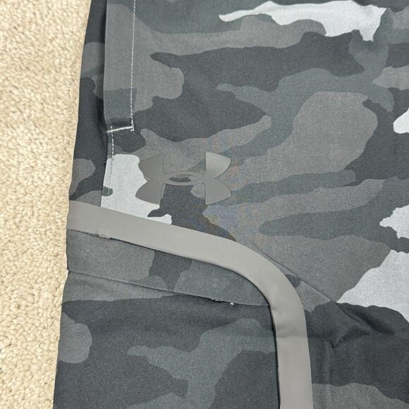 Under Armour Men's UA Elite Cargo Print Shorts Black Dark Gray Men’s Medium New - Picture 2 of 7